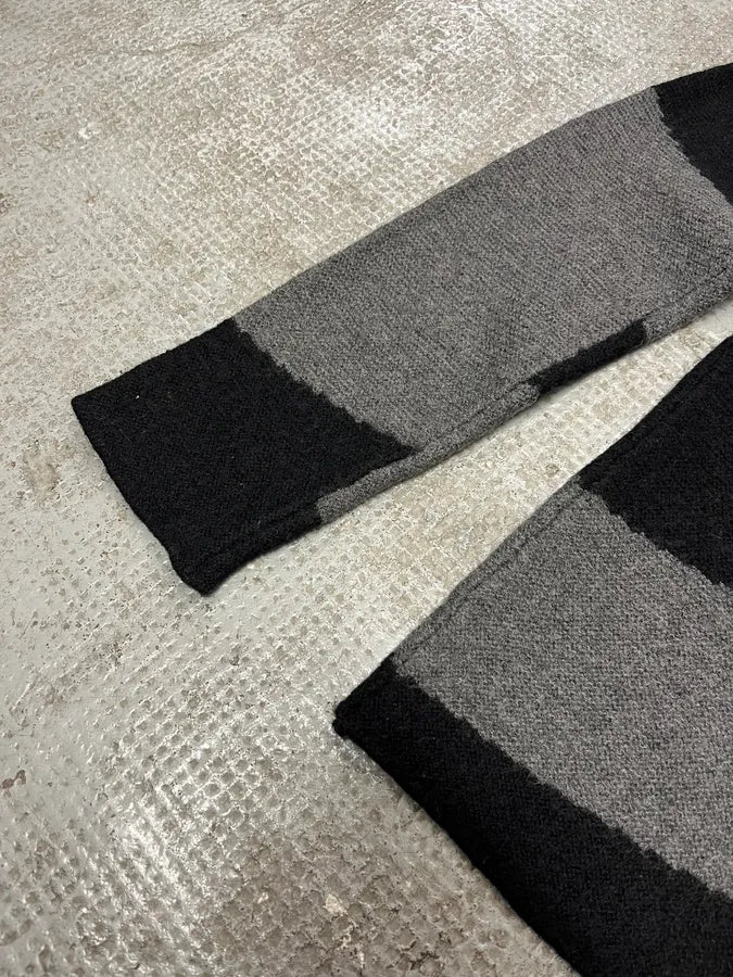 1990s Armani Black & Grey Striped Turtleneck (XS/S) 6