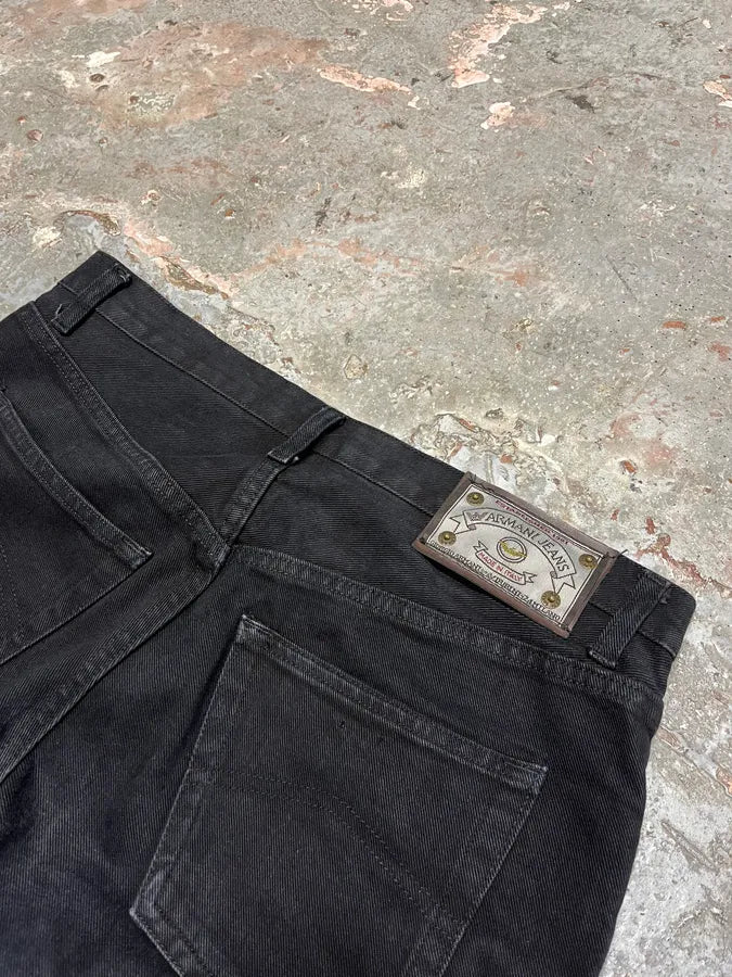 1990s Armani Black Archive Denim Jeans (M) ZYZWJUX 11