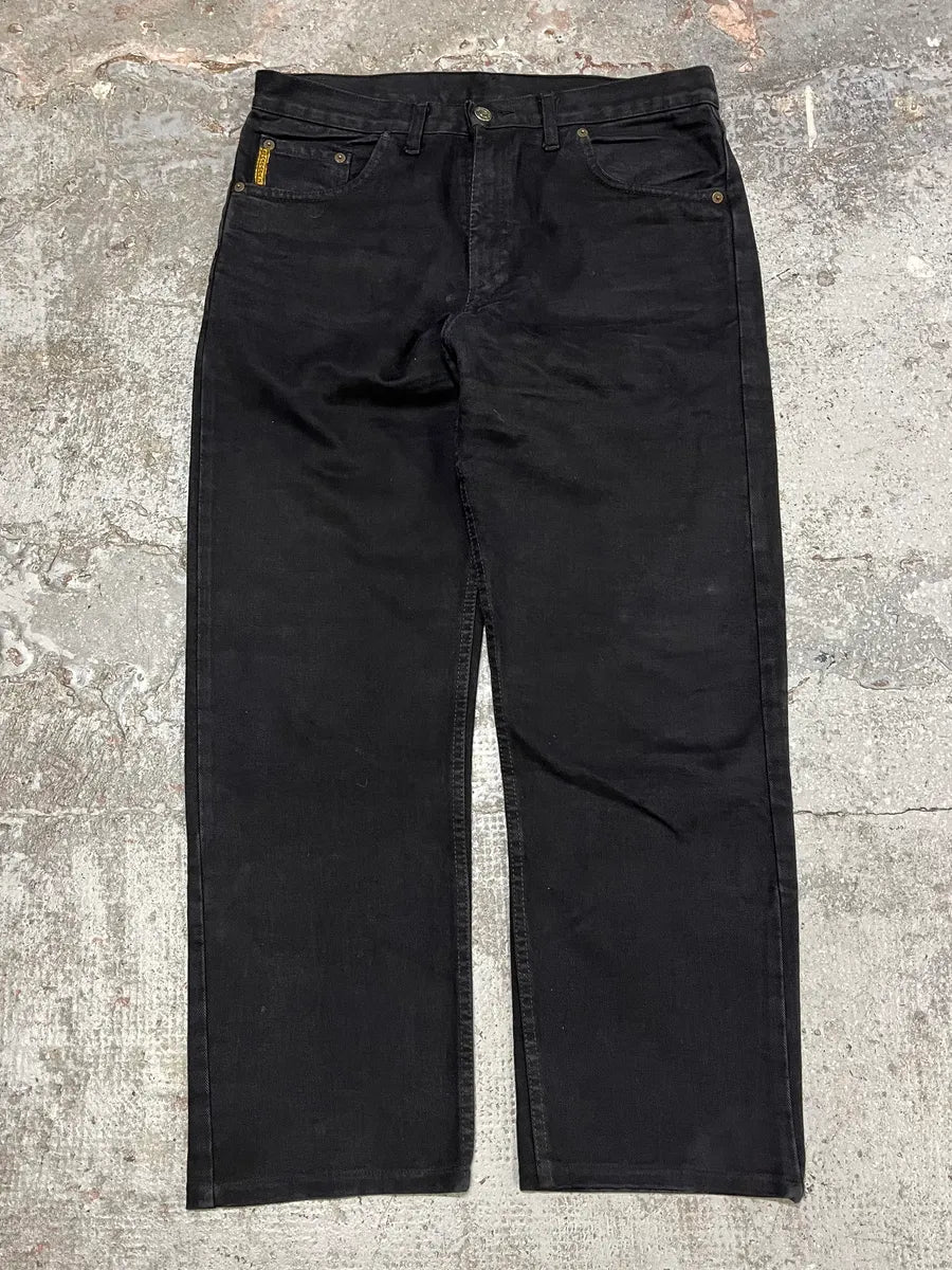 1990s Armani Black Archive Denim Jeans (M) ZYZWJUX 5