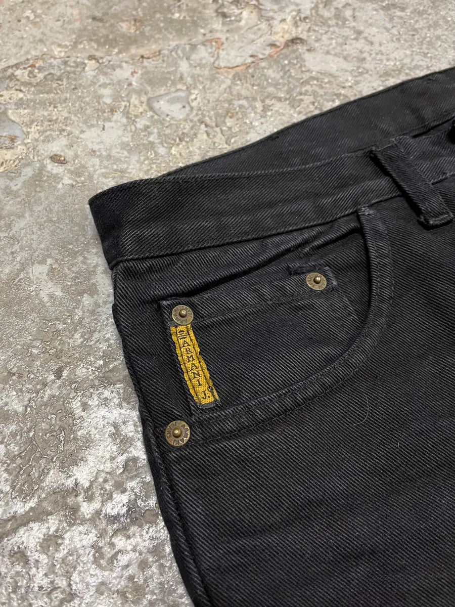 1990s Armani Black Archive Denim Jeans (M) ZYZWJUX 6