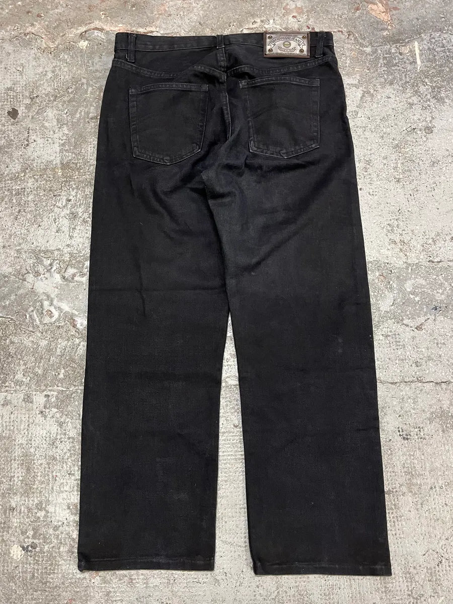 1990s Armani Black Archive Denim Jeans (M) ZYZWJUX 9