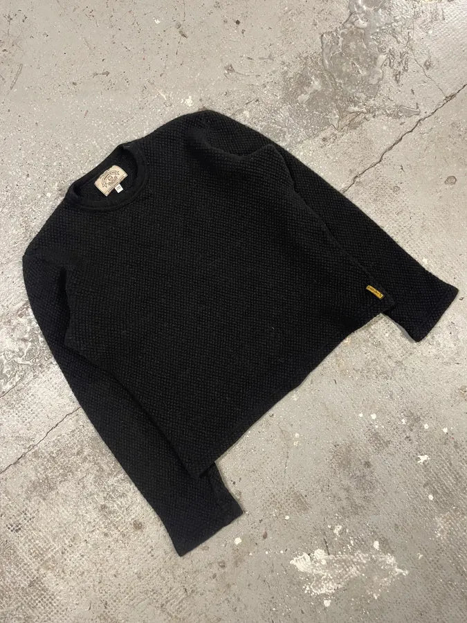 1990s Armani Black Textured Sweater (S) rQHdeLp 3