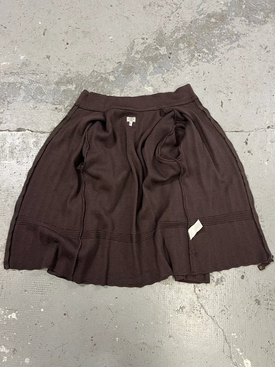 1990s Armani Brown Zip-up Sweater (M) Ydhxbzh 9