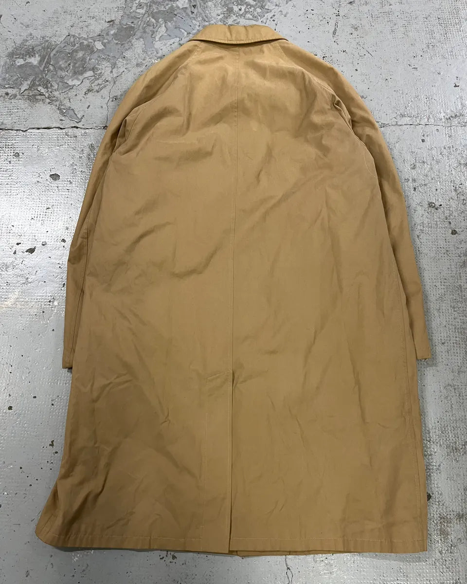 1990s Armani Collezioni Beige Trench Gabardine Coat XeLFxun 6