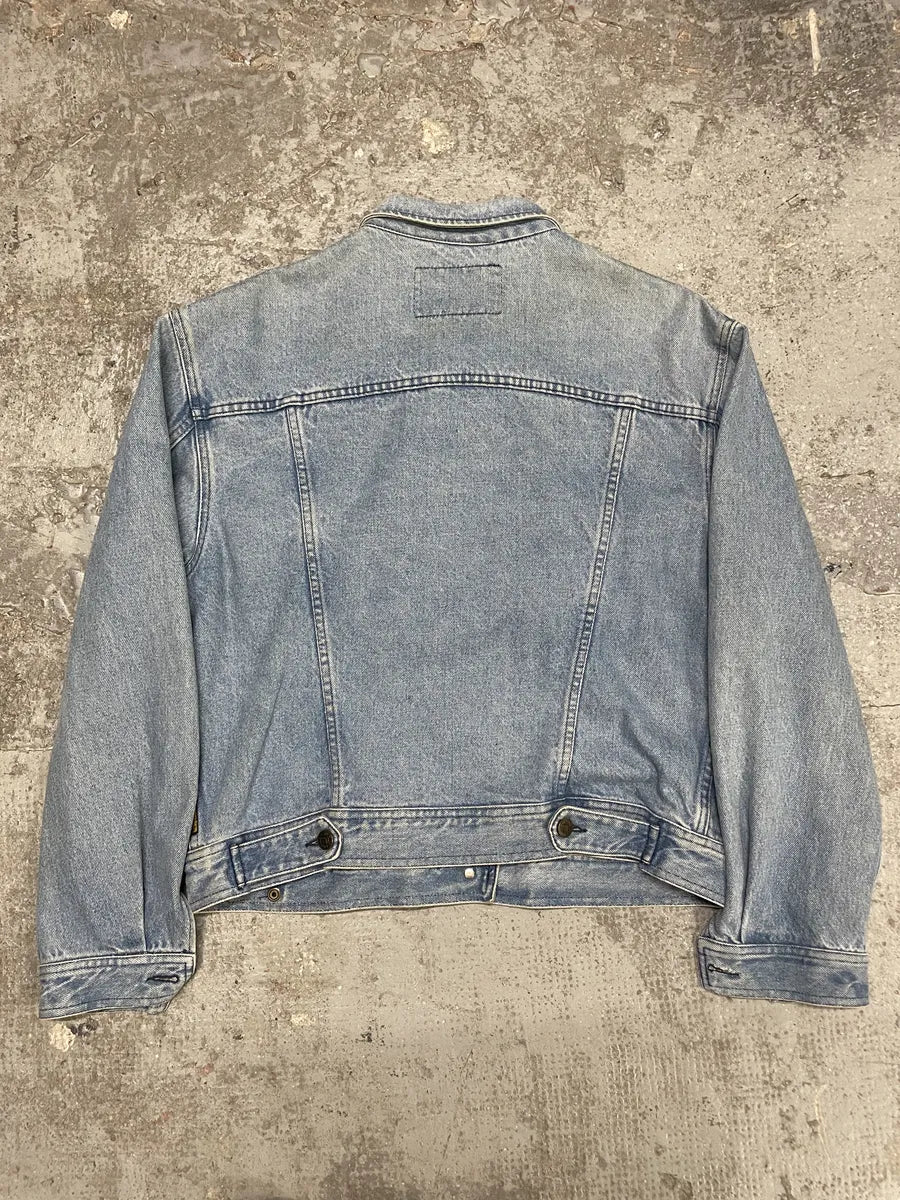 1990s Armani Cropped Blue Cozy Denim Jacket (S/M) JncwBMB 3