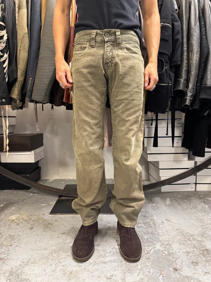 1990s Armani Grey Checked Distressed Pants QyvEnmr 1