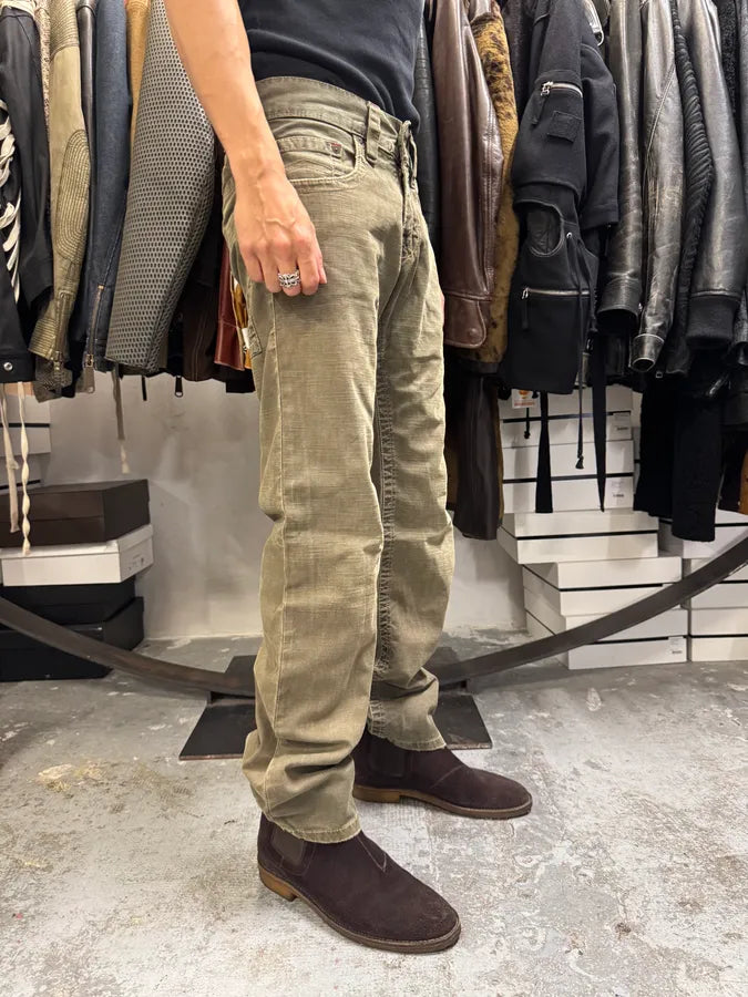 1990s Armani Grey Checked Distressed Pants QyvEnmr 2