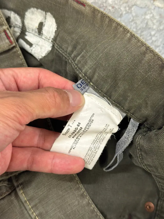 1990s Armani Grey Checked Distressed Pants QyvEnmr 8