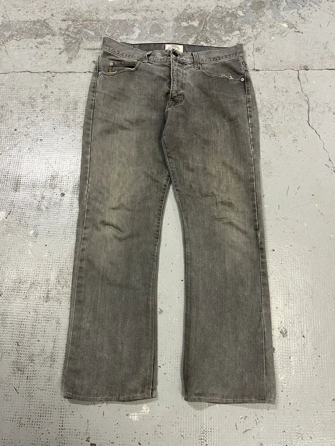 1990s Armani Grey Denim Jeans CQzelyp 4