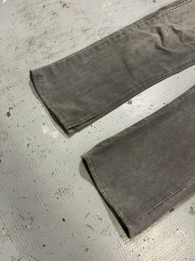 1990s Armani Grey Denim Jeans CQzelyp 6