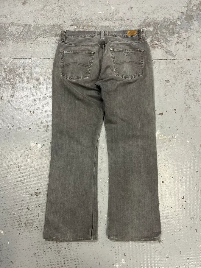 1990s Armani Grey Denim Jeans CQzelyp 7