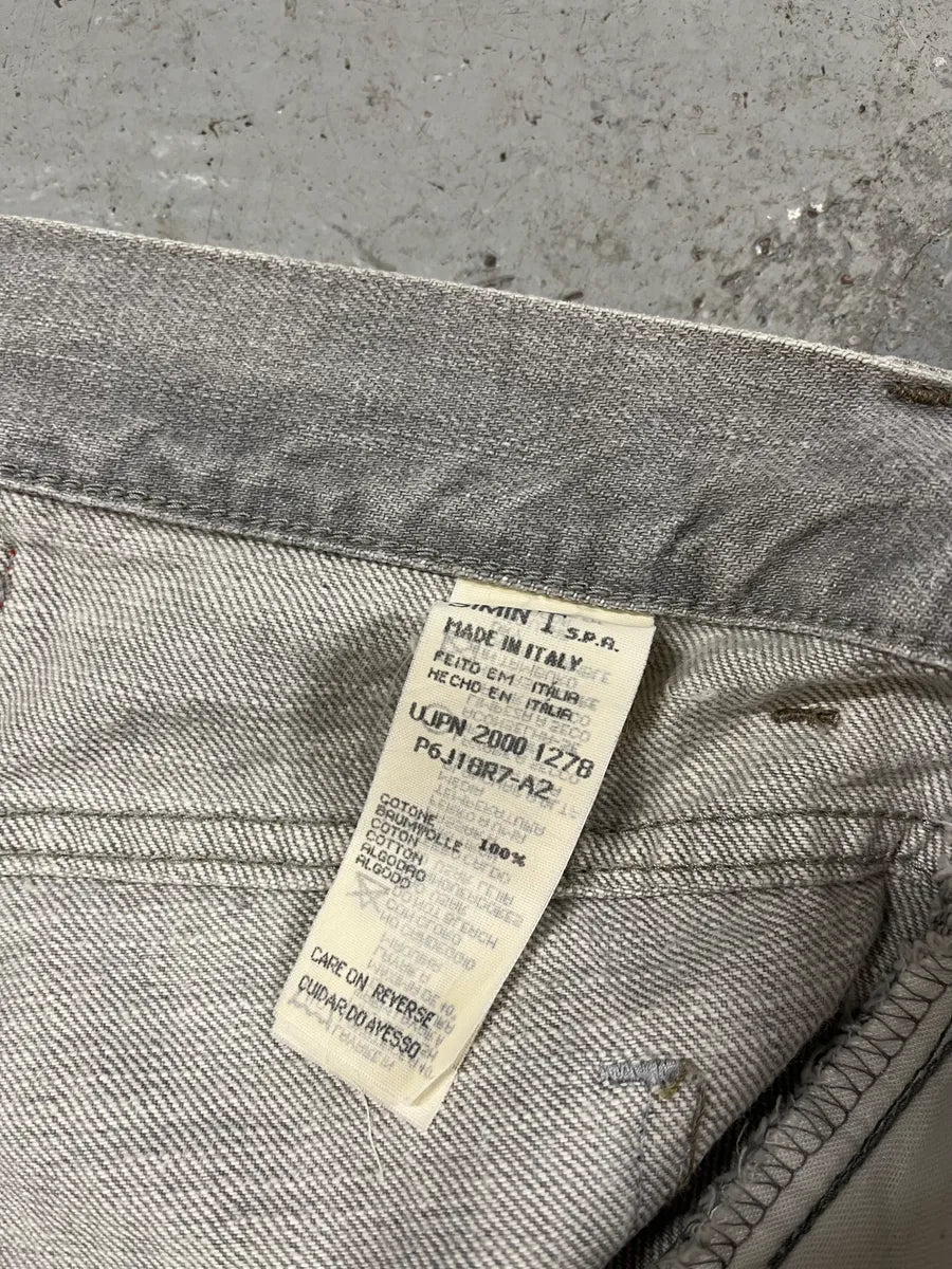 1990s Armani Grey Large Denim Jeans (M) tfSTGyy 13