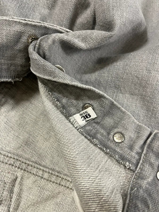 1990s Armani Grey Large Denim Jeans (M) tfSTGyy 14
