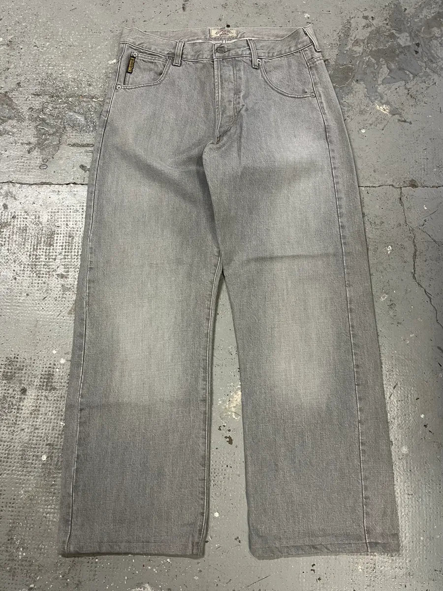 1990s Armani Grey Large Denim Jeans (M) tfSTGyy 4