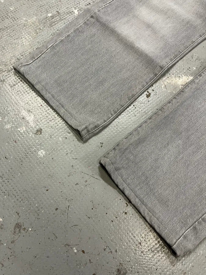 1990s Armani Grey Large Denim Jeans (M) tfSTGyy 7