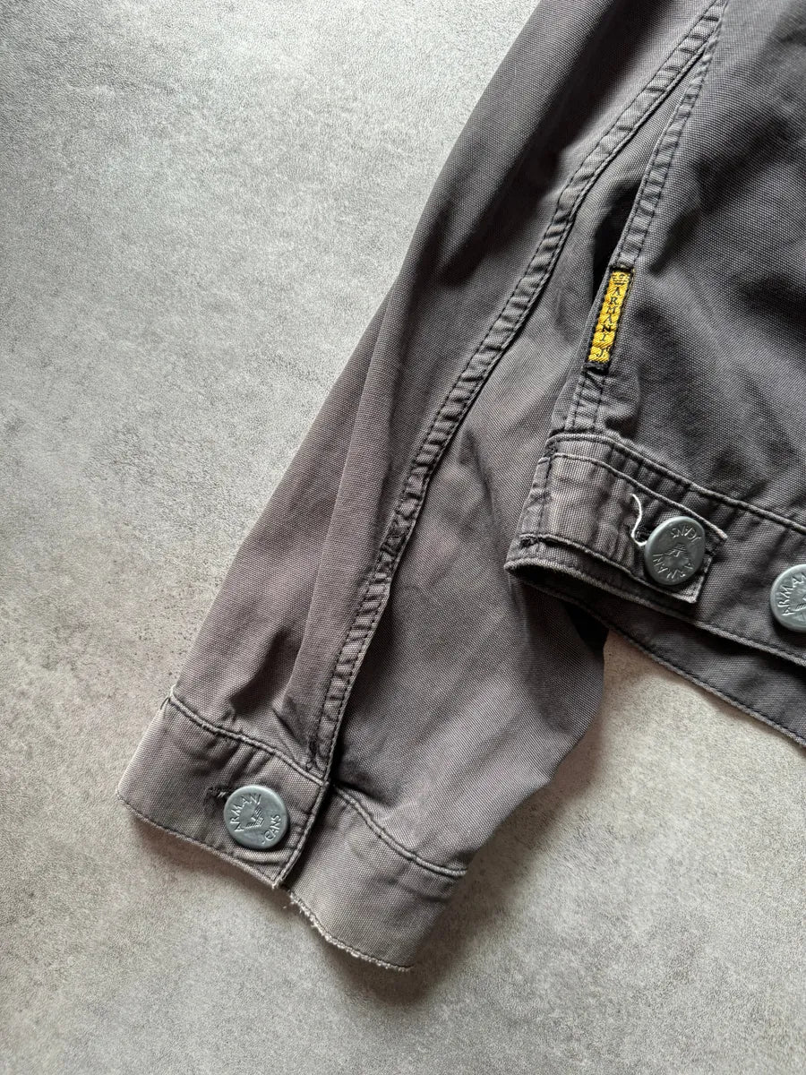 1990s Armani Grey Light Trucker Jacket InoCoxy 4