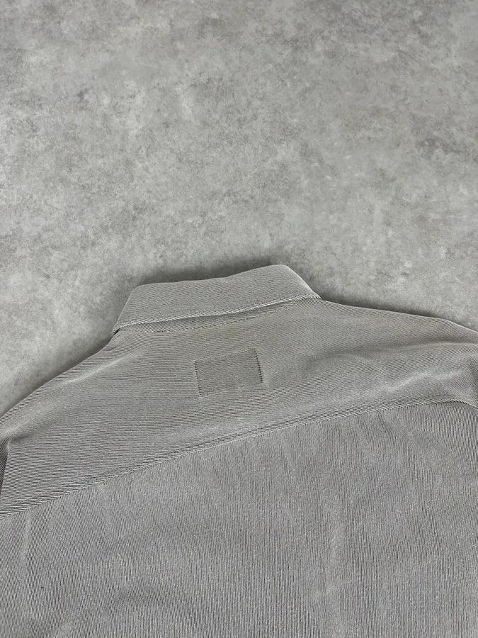 1990s Armani Khaki Grey Shirt ZBsFuiM 6