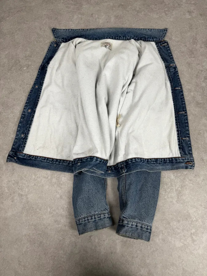 1990s Armani Light Blue Denim Jacket YgdxjSU 6