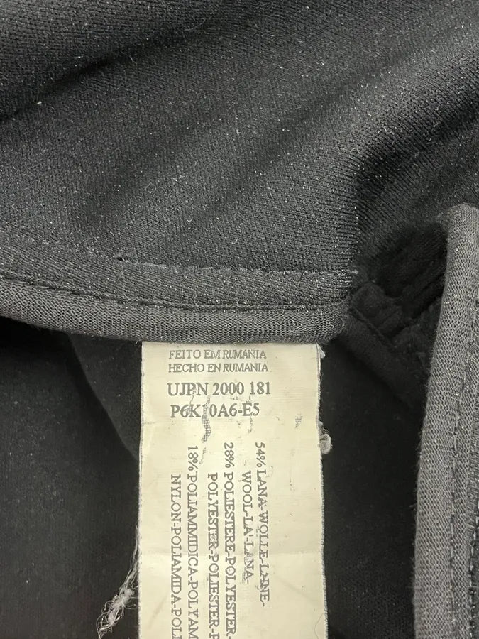 1990s Armani Navy Wool Hooded Trench Coat XwNXBcQ 10