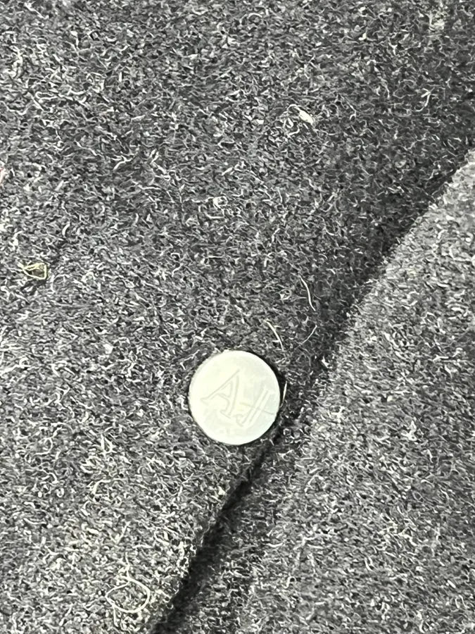 1990s Armani Navy Wool Hooded Trench Coat XwNXBcQ 9