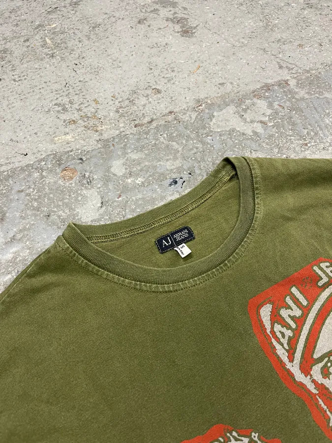 1990s Armani Olive Historical Longsleeves nFUdCyw 4