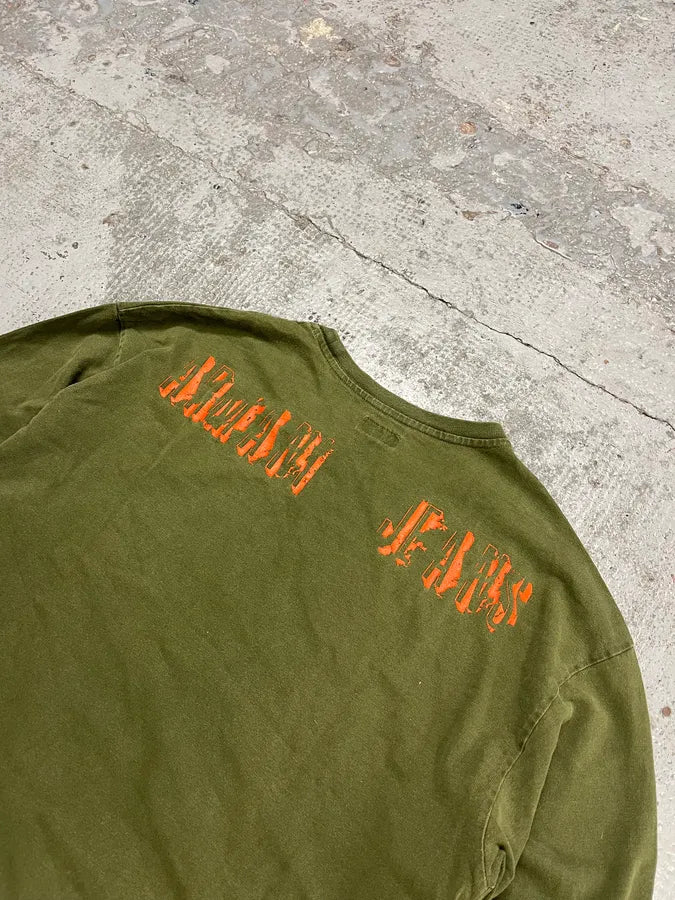 1990s Armani Olive Historical Longsleeves nFUdCyw 7