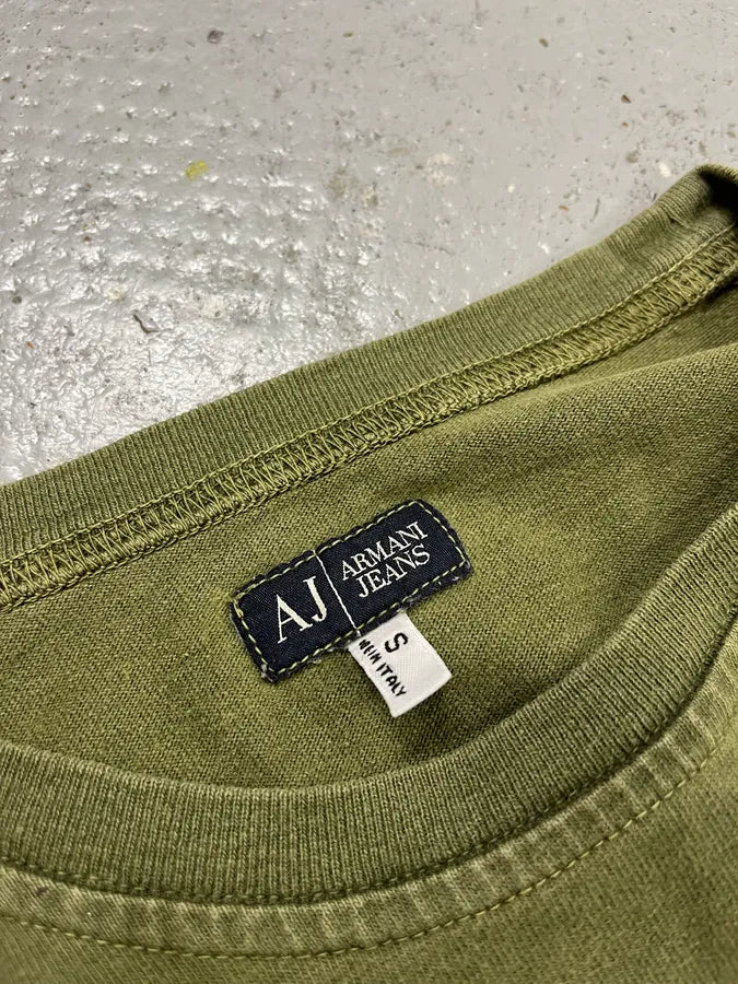 1990s Armani Olive Historical Longsleeves nFUdCyw 8