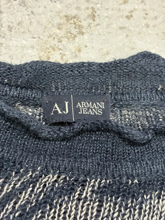 1990s Armani Psychadelic Black Sweater rsFClUA 7