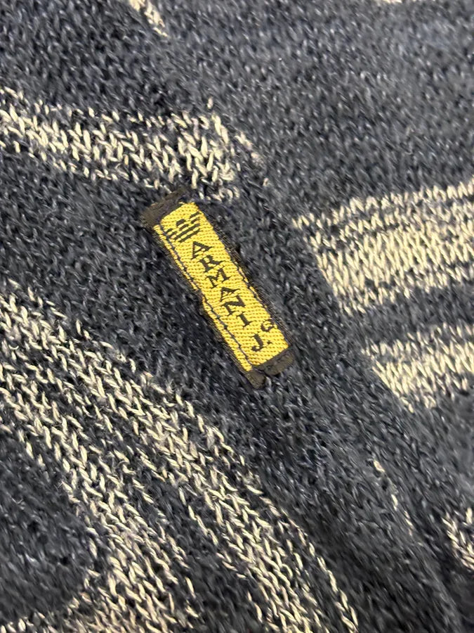 1990s Armani Psychadelic Black Sweater rsFClUA 8