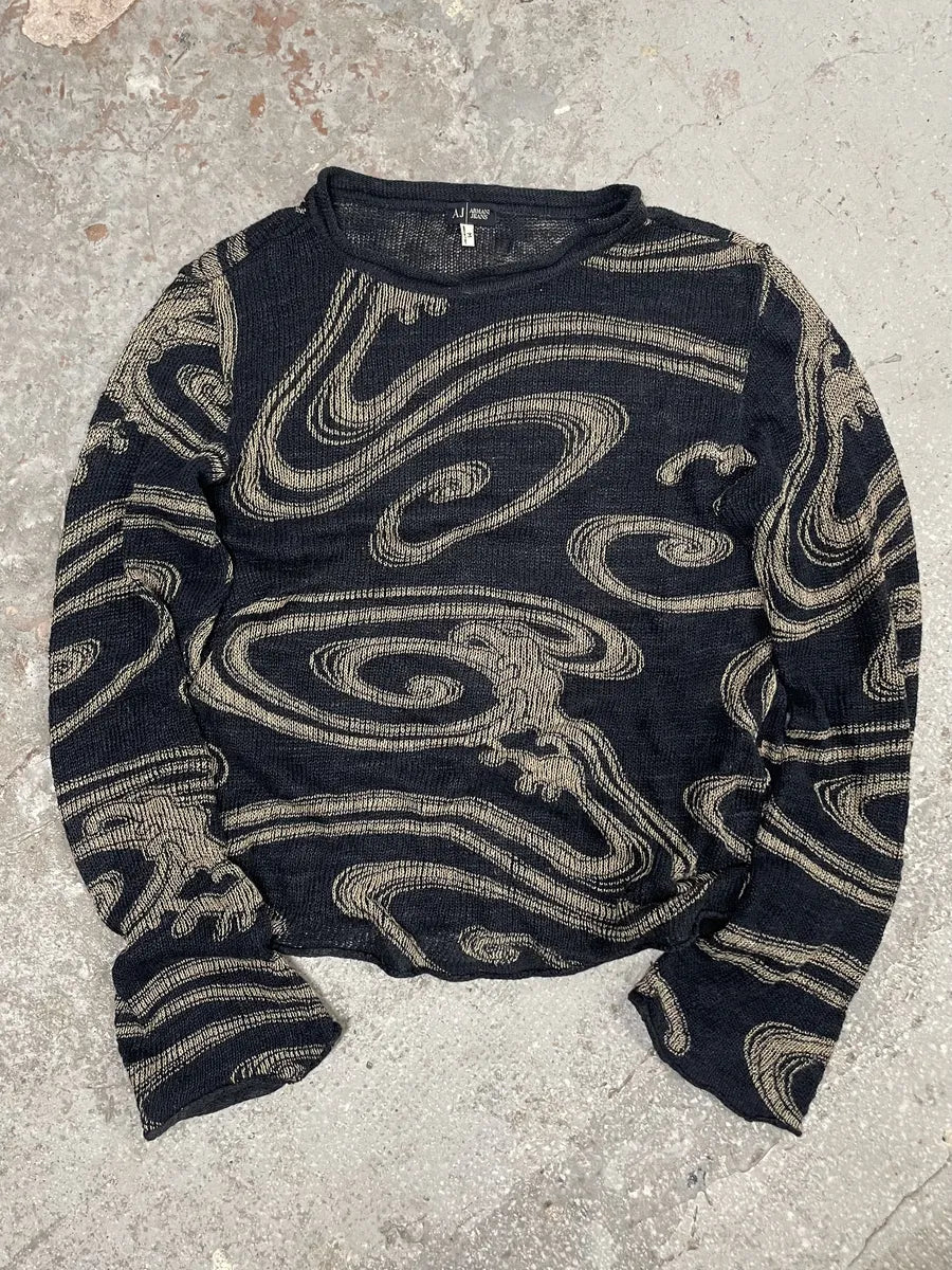 1990s Armani Psycho Modern Perception Sweater (M) 0