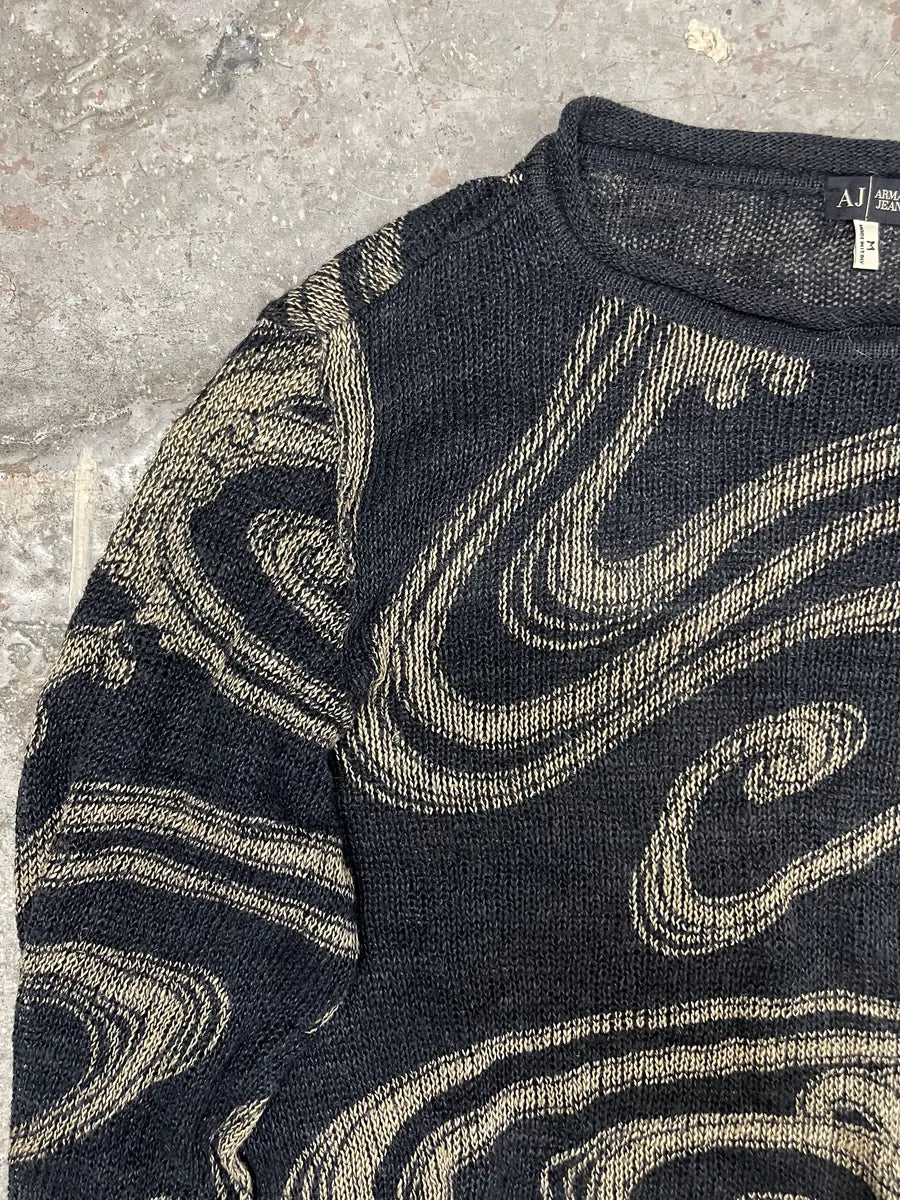 1990s Armani Psycho Modern Perception Sweater (M) 6