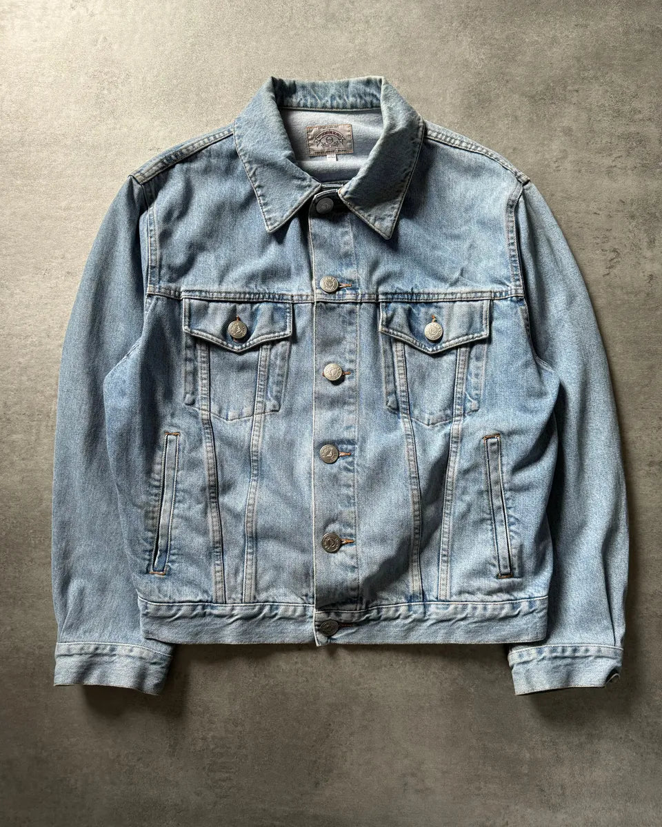 1990s Armani Relaxed Denim Worker Jacket DGaoZKA 0