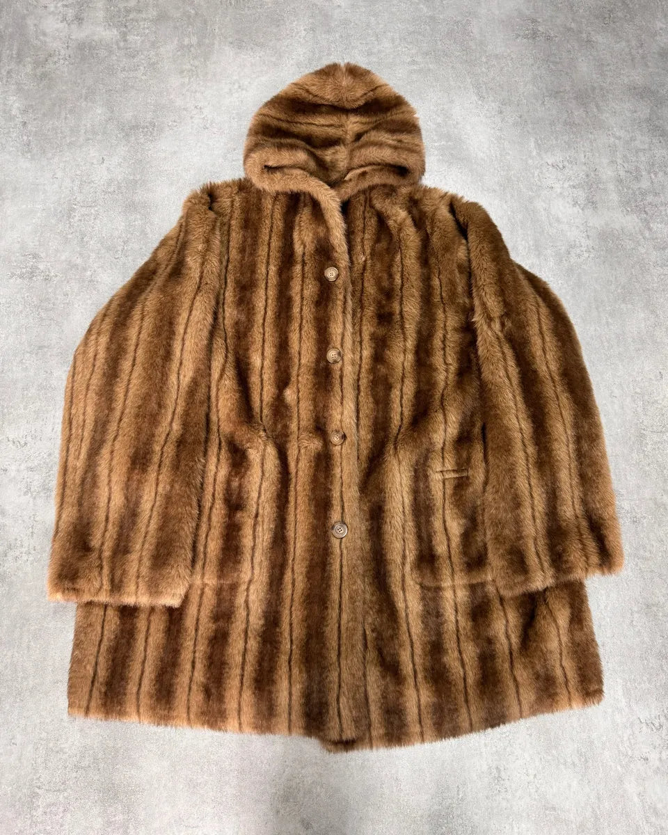 1990s Balmain Faux Fur Reversible Jacket KWAgnRt 0