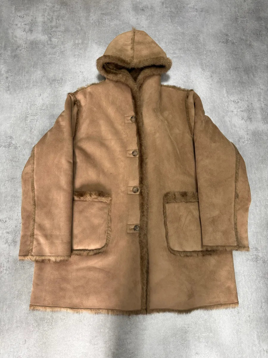 1990s Balmain Faux Fur Reversible Jacket KWAgnRt 2