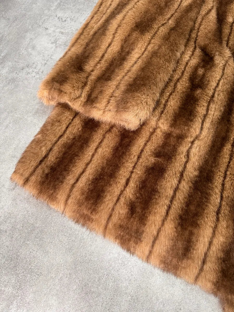 1990s Balmain Faux Fur Reversible Jacket KWAgnRt 3