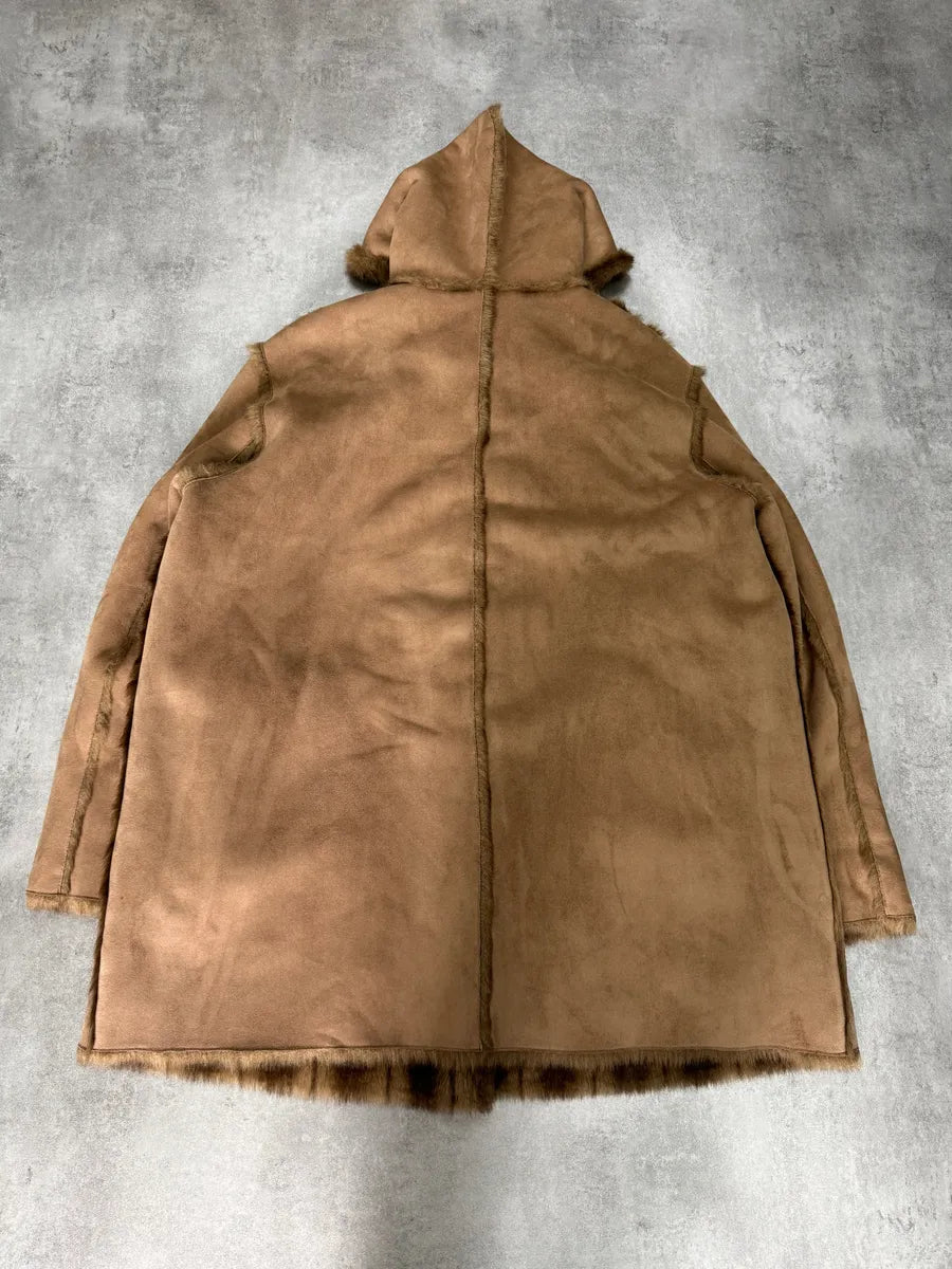 1990s Balmain Faux Fur Reversible Jacket KWAgnRt 4