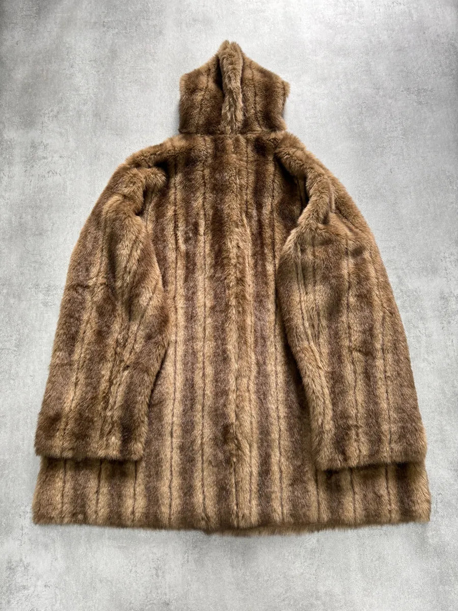 1990s Balmain Faux Fur Reversible Jacket KWAgnRt 5