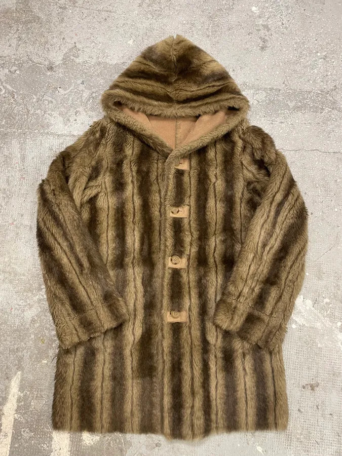1990s Balmain Faux Fur Reversible Jacket RvydieS 0