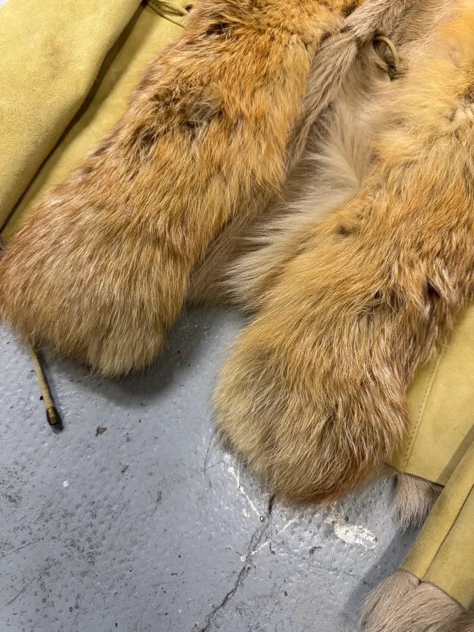 1990s Balmain Goat Fur Leather  Jacket (M) 3