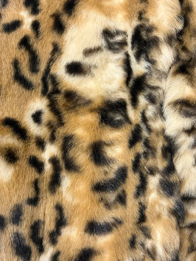 1990s Balmain Leopard Faux Fur French Vest bmbcGkv 6