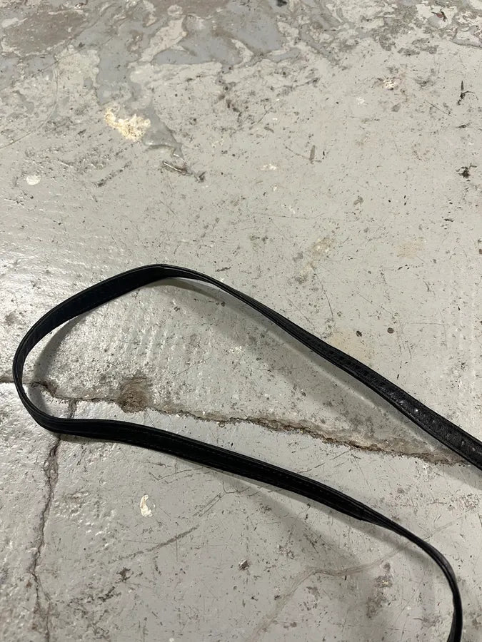 1990s Bottega Veneta Intrecciato Black Woven Leather Shoulder Bag (OS) arqphgB 3