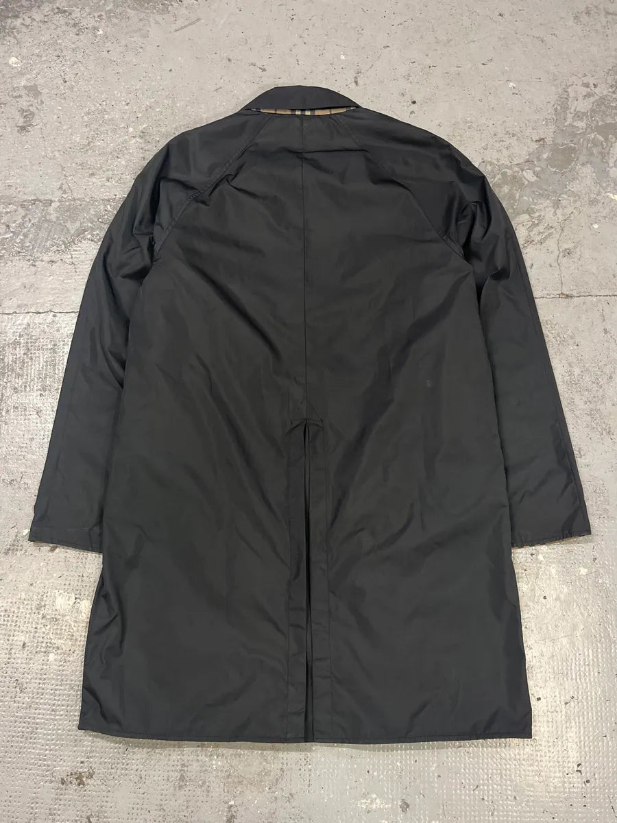 1990s Burberry Black UK Trench Jacket WJyNBCe 6