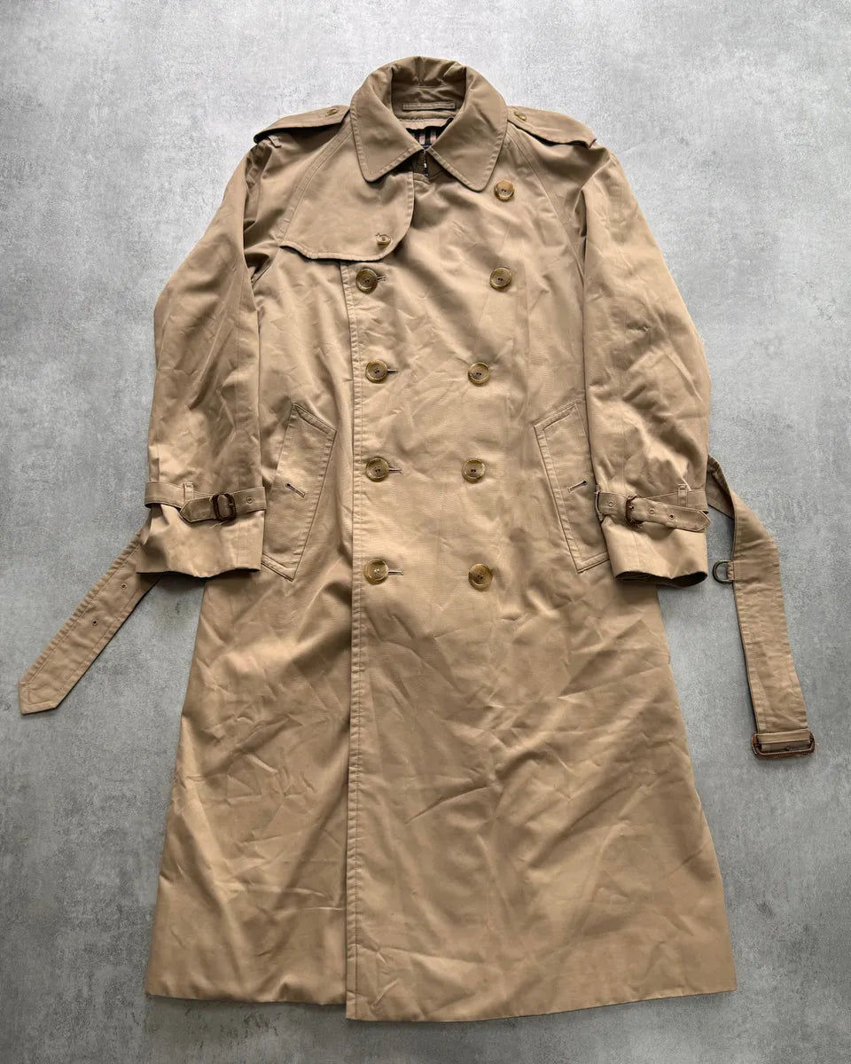 1990s Burberrys English Beige Trench Coat cmnHlJn 0