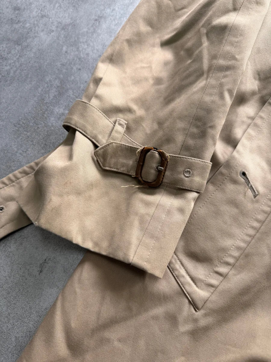 1990s Burberrys English Beige Trench Coat cmnHlJn 5