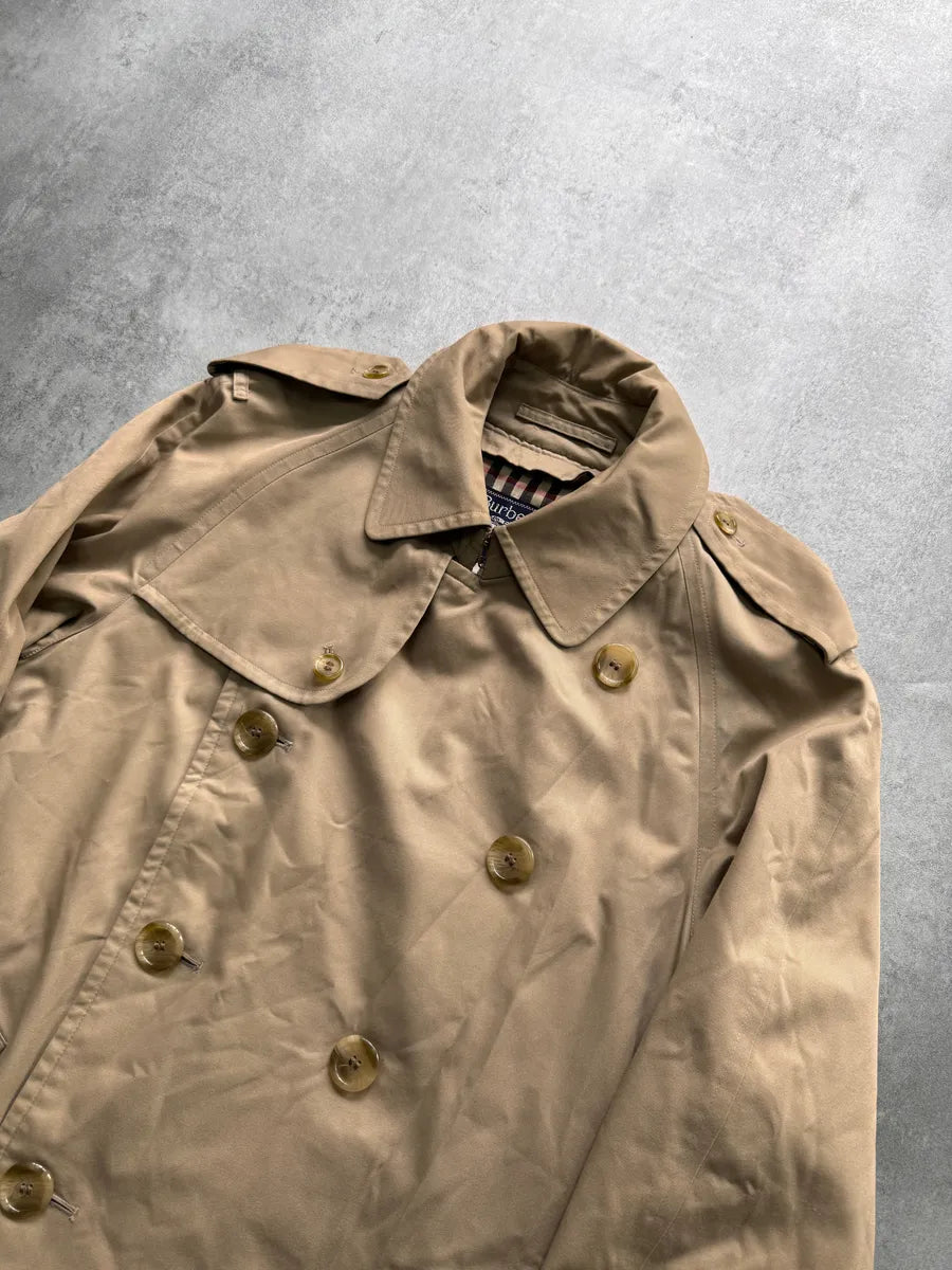 1990s Burberrys English Beige Trench Coat cmnHlJn 6