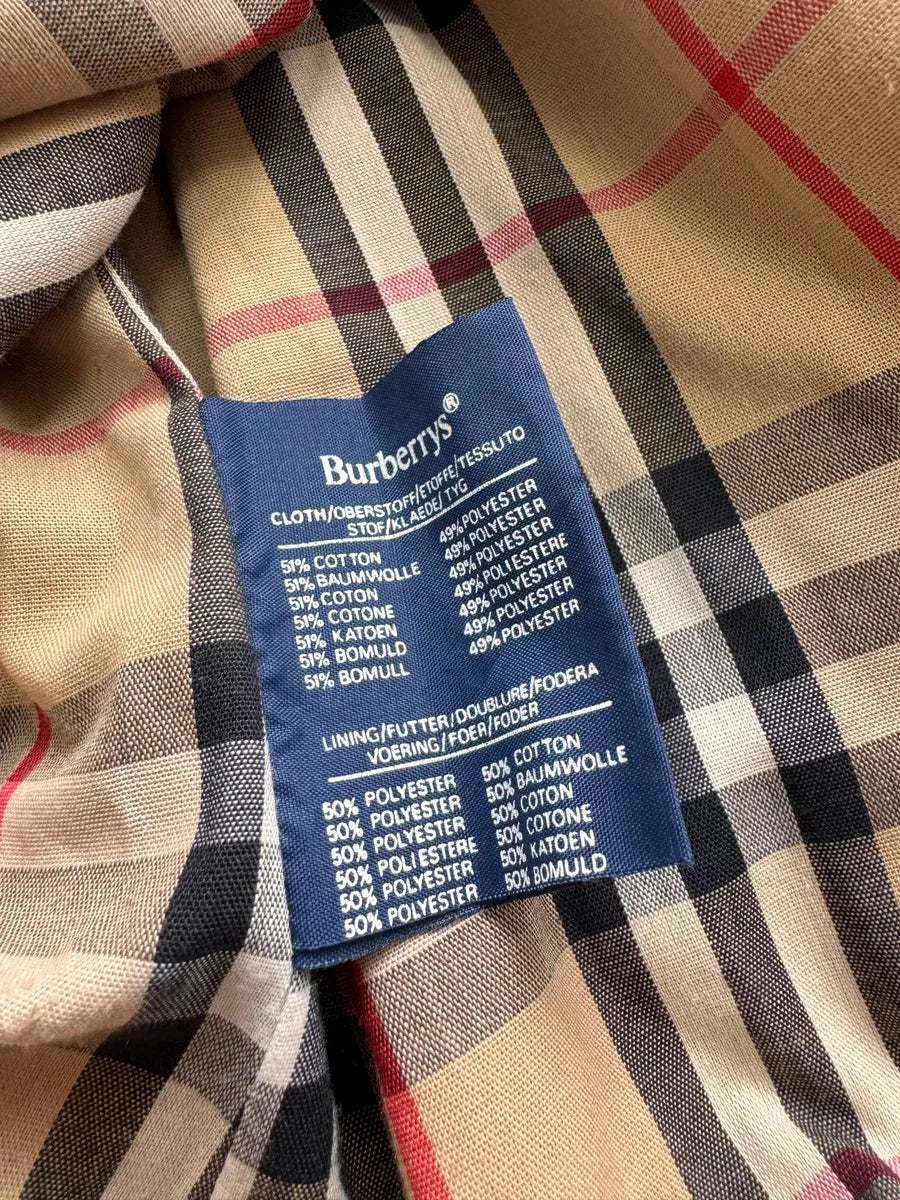 1990s Burberrys English Beige Trench Coat cmnHlJn 8