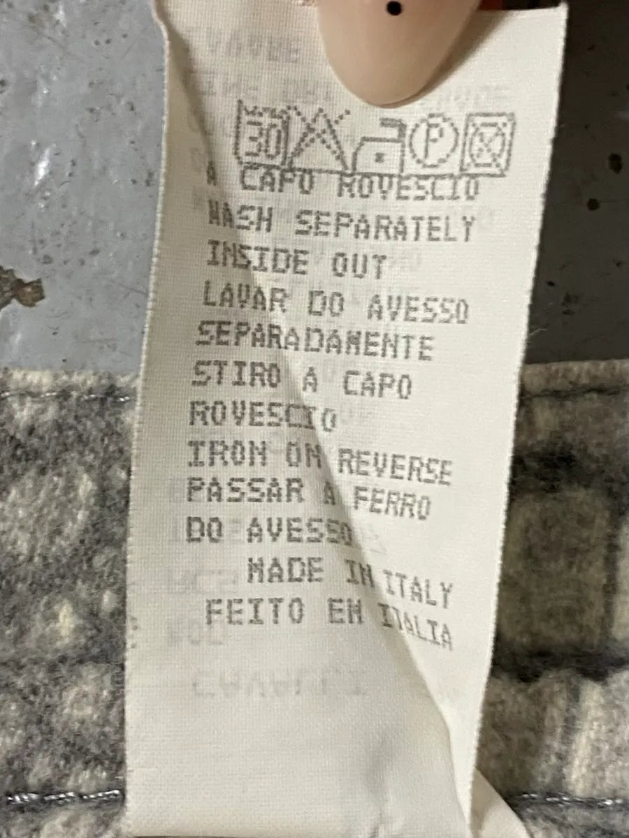 1990s Cavalli Crocodile Print Grey Pants qvkYicM 9