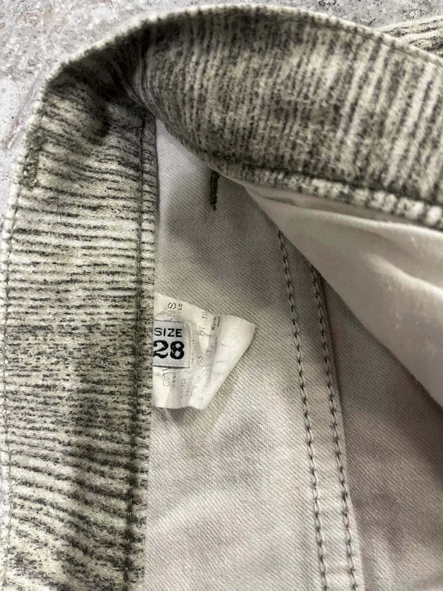 1990s Cavalli Grey Split Wood Pants (S) jXdvWjG 8