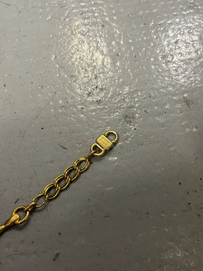 1990s Celine Archive Silver Gold Color Bracelet uJwCenw 5