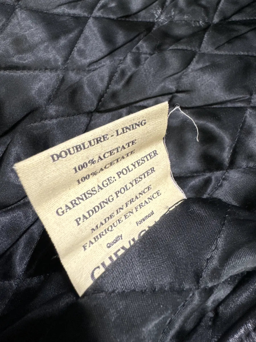 1990s Chevignon Black Leather M1 Bomber Jacket (L) dIdIqSZ 6